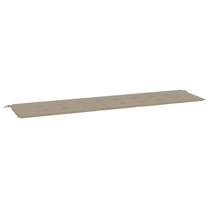 hynde til havebænk 200x50x3 cm oxfordstof gråbrun