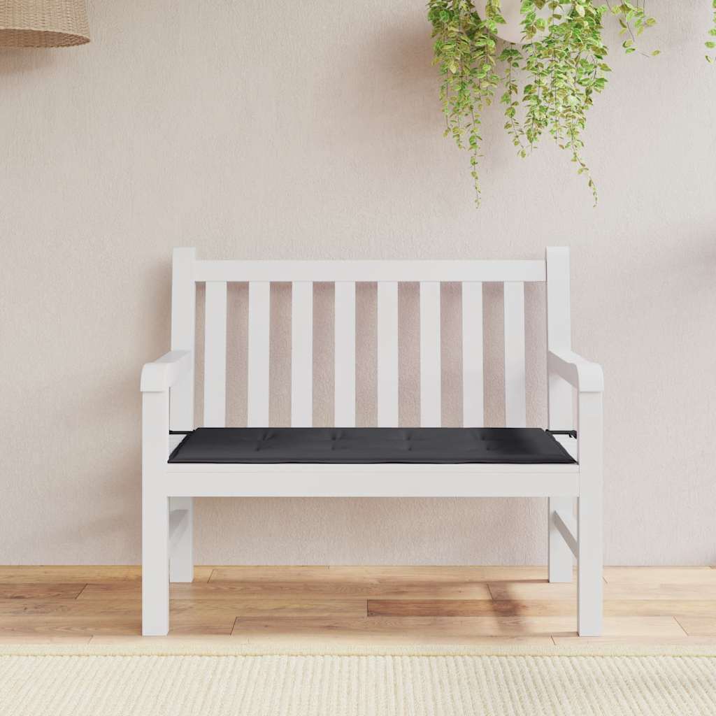 hynde til havebænk 120x50x4 cm oxfordstof sort
