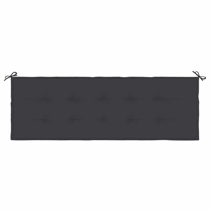 hynde til havebænk 150x50x3 cm oxfordstof sort