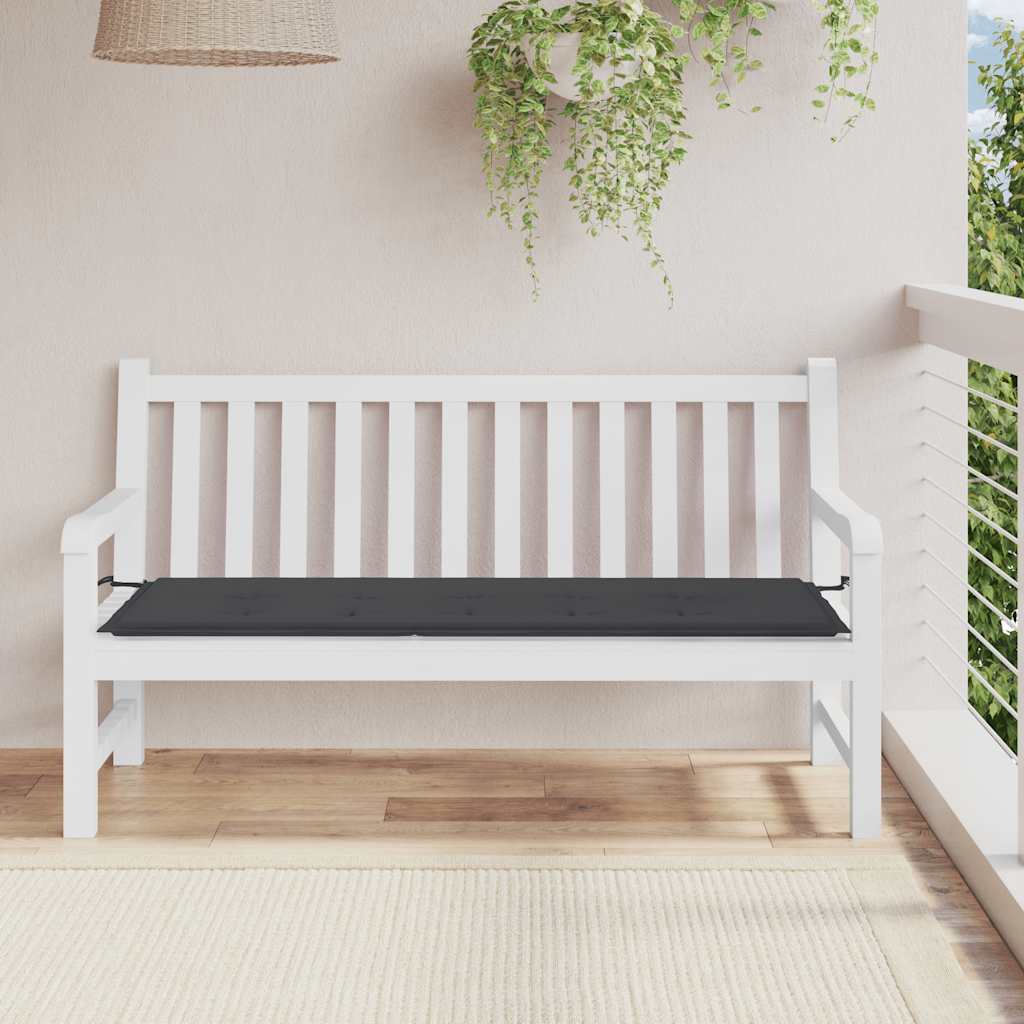 Hynde Til Havebænk 150x50x4 Cm Oxfordstof Sort - Vidaxl