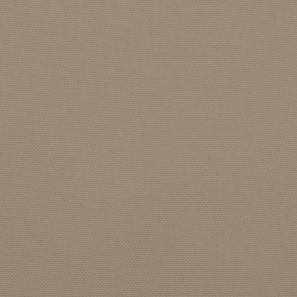 hynde til havebænk 120x50x4 cm oxfordstof gråbrun