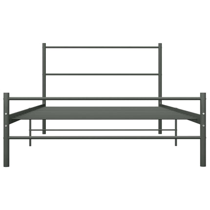sengestel 100 x 200 cm metal grå