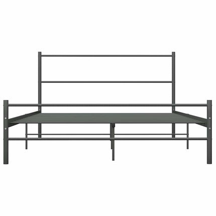sengestel 120 x 200 cm metal grå