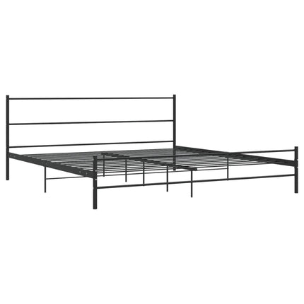sengestel 180 x 200 cm metal sort