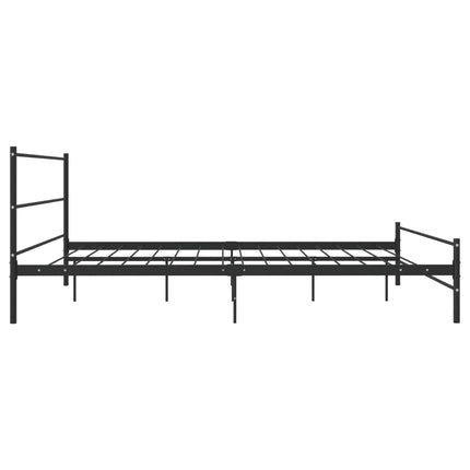 sengestel 180 x 200 cm metal sort