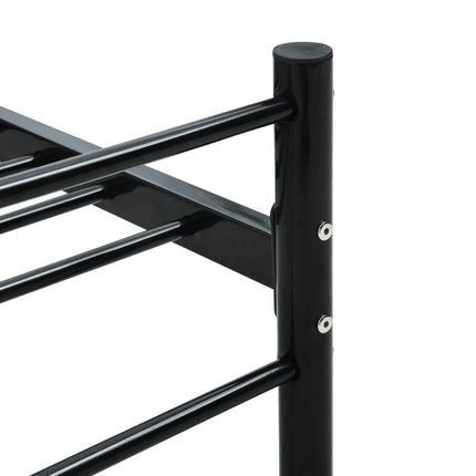 sengestel 180 x 200 cm metal sort