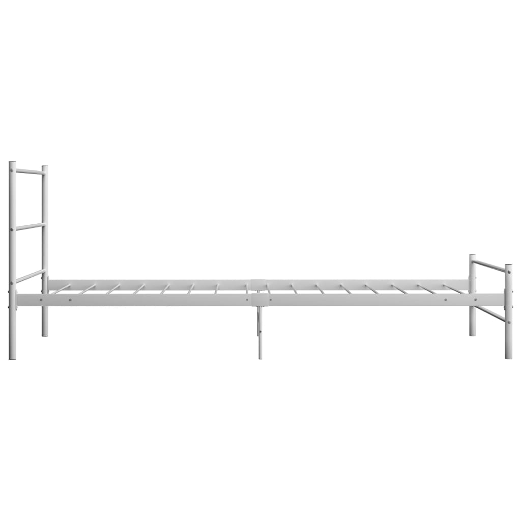 sengestel 100 x 200 cm metal hvid