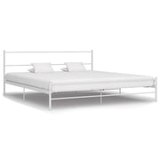 sengestel 180 x 200 cm metal hvid
