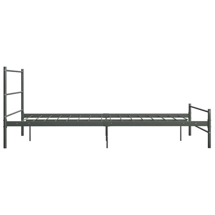 sengestel 160 x 200 cm metal grå