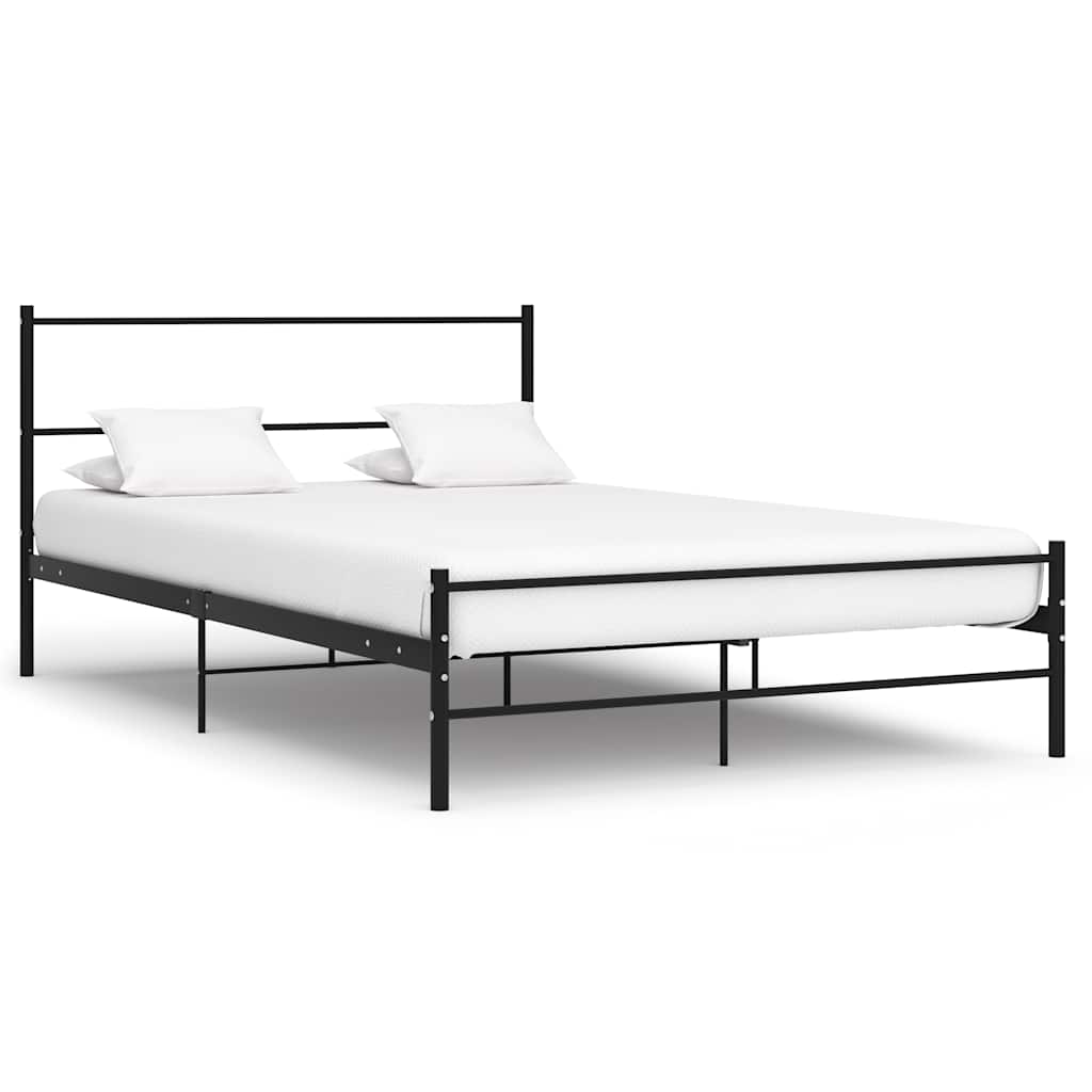 sengestel 160 x 200 cm metal sort