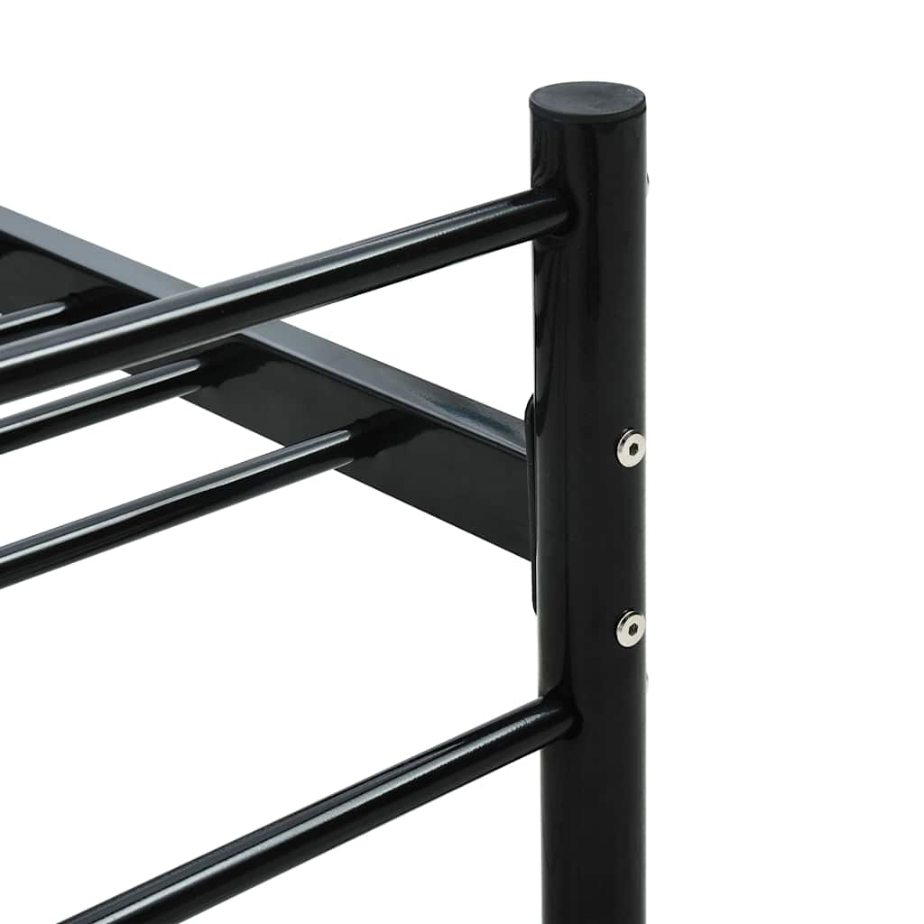 sengestel 160 x 200 cm metal sort