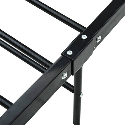 sengestel 160 x 200 cm metal sort