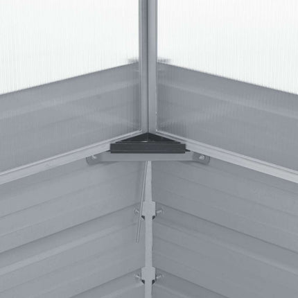 drivhus 100 x 100 x 77 cm galvaniseret stål grøn