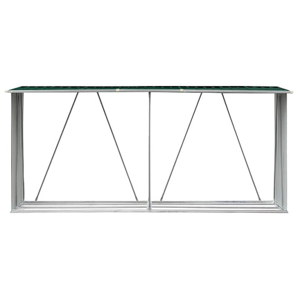 brændeskur til haven 330x84x152 cm galvaniseret stål grøn
