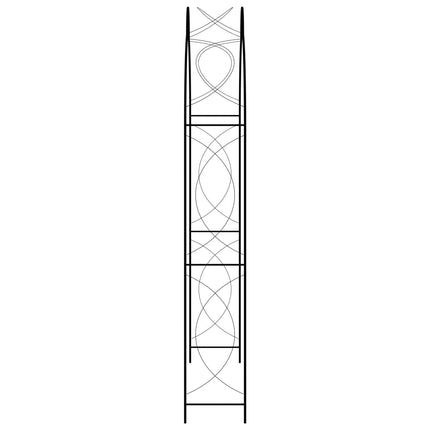 havebue 150x34x240 cm jern sort