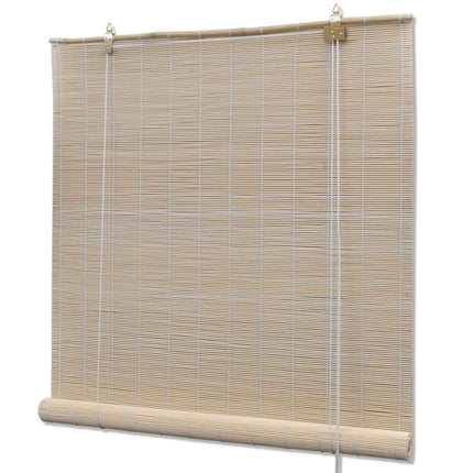 rullegardiner 4 stk. 120x160 cm naturlig bambus