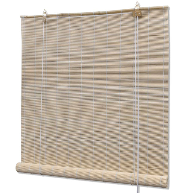 rullegardiner 4 stk. 120x160 cm naturlig bambus
