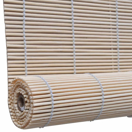 rullegardiner 4 stk. 120x160 cm naturlig bambus