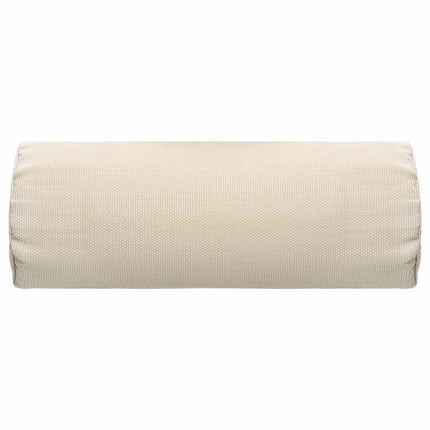 nakkestøtte til havestol 40x7,5x15 cm textilene cremefarvet
