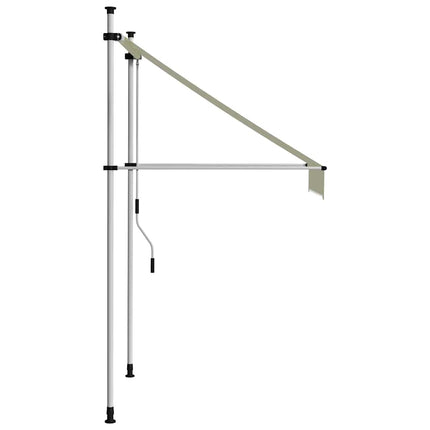 foldemarkise med manuel betjening 100 cm cremefarvet