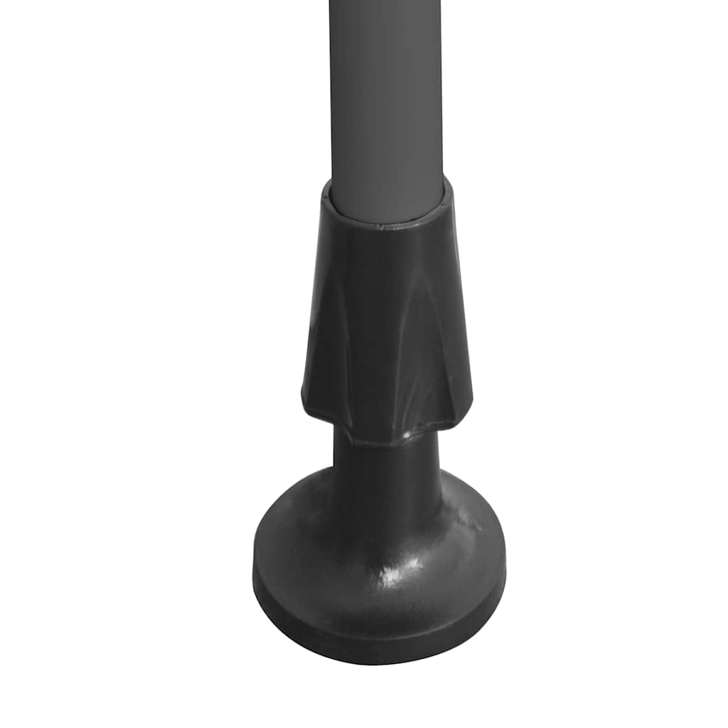 markise m. LED-lys manuel betjening 100 cm hvid og orange