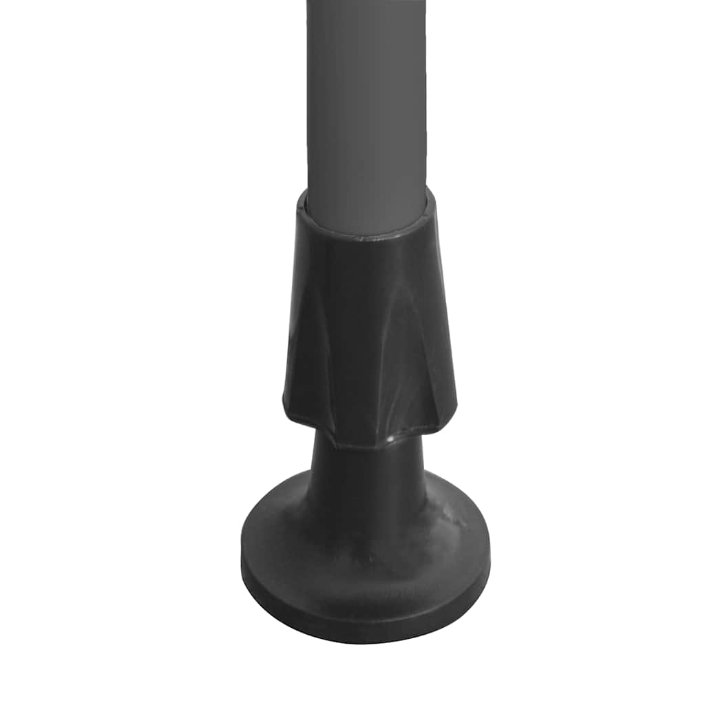 markise m. LED-lys manuel betjening 150 cm orange og brun
