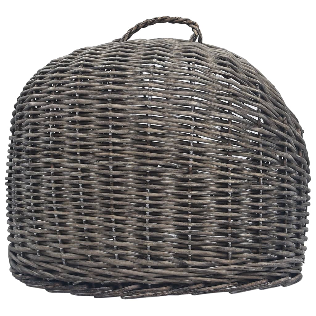 kattetransport 50x42x40 cm naturpil grå