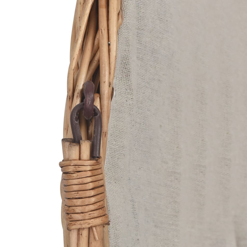 brændekurv med håndtag 61,5x46,5x58 cm pil brun