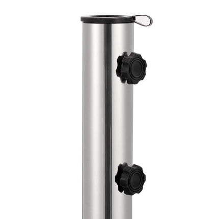parasolfod 30 kg granit firkantet grå