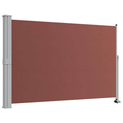 sammenrullelig sidemarkise til terrassen 160 x 300 cm brun