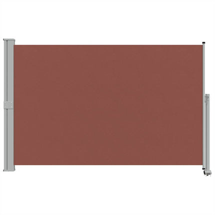 sammenrullelig sidemarkise til terrassen 160 x 300 cm brun