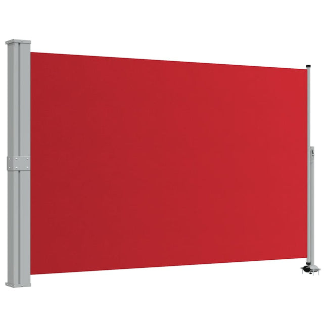 sammenrullelig sidemarkise til terrassen 160 x 300 cm rød