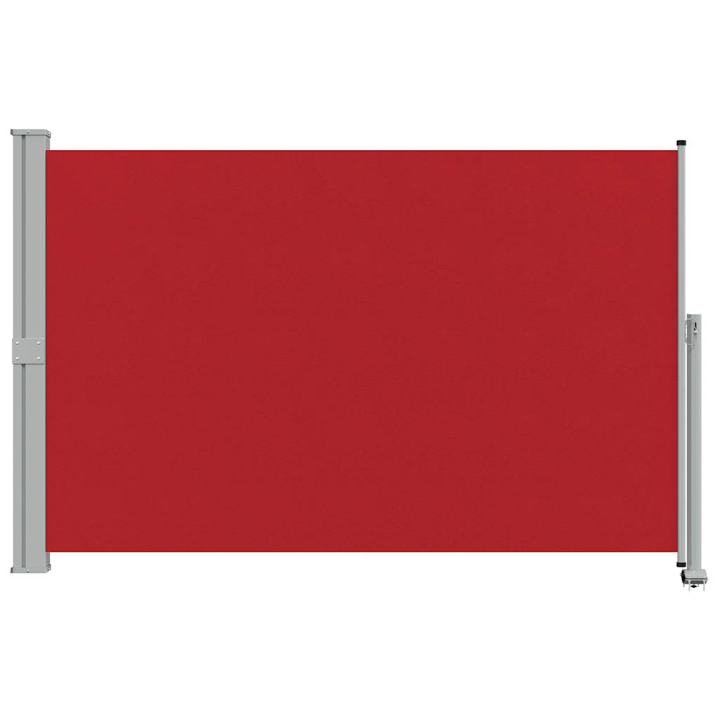 sammenrullelig sidemarkise til terrassen 160 x 300 cm rød