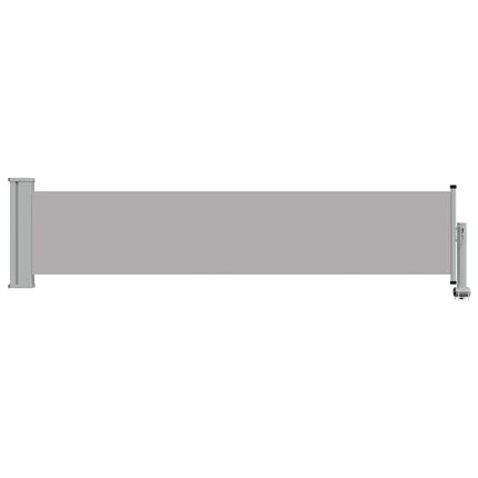 sammenrullelig sidemarkise til terrassen 60 x 300 cm grå