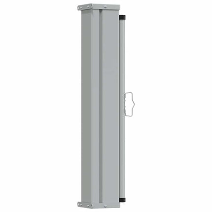 sammenrullelig sidemarkise til terrassen 80 x 300 cm grå