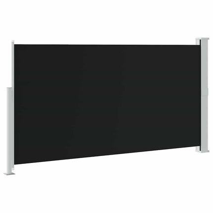 sammenrullelig sidemarkise til terrassen 170 x 300 cm sort