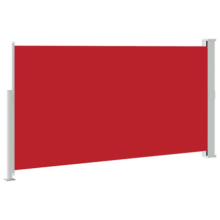 sammenrullelig sidemarkise til terrassen 170 x 300 cm rød