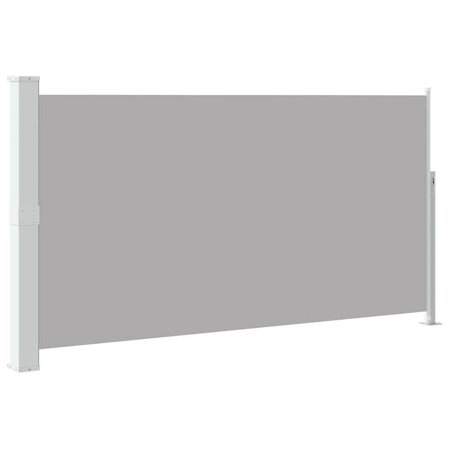 sammenrullelig sidemarkise til terrassen 170 x 300 cm grå