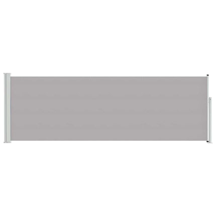 sammenrullelig sidemarkise til terrassen 100 x 300 cm grå