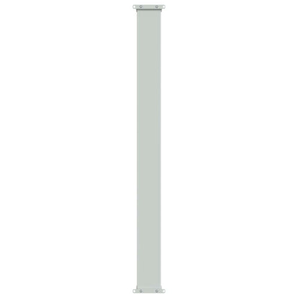 sammenrullelig sidemarkise til terrassen 100 x 514 cm grå