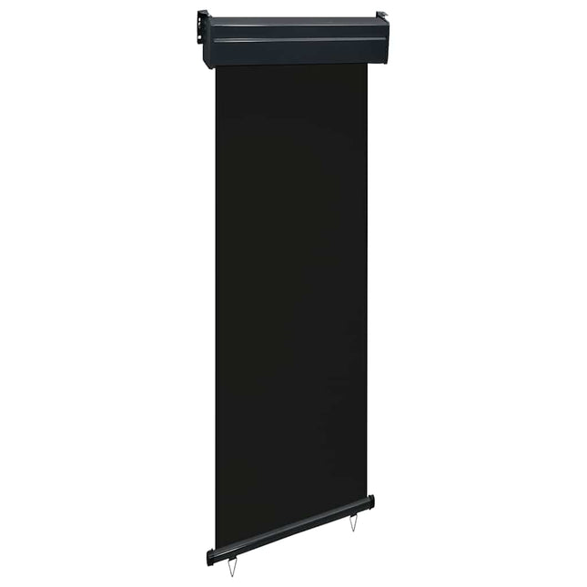 sidemarkise til altan 65x250 cm sort
