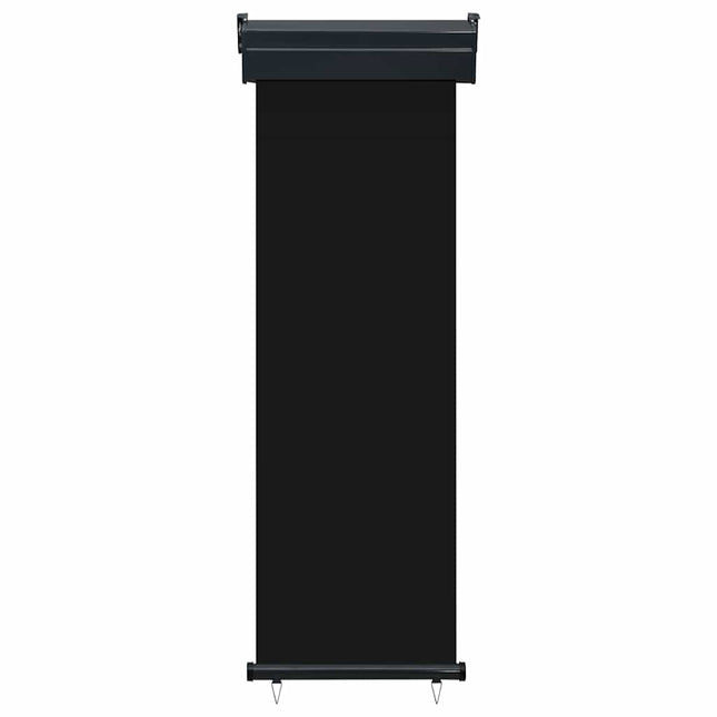sidemarkise til altan 65x250 cm sort