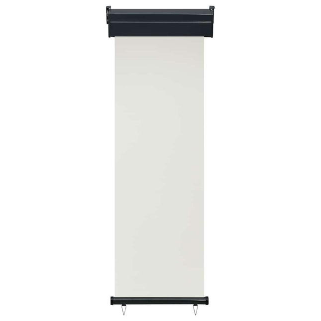 sidemarkise til altan 65x250 cm cremefarvet
