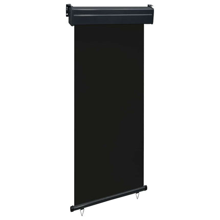 sidemarkise til altan 85x250 cm sort