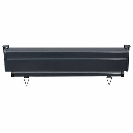 sidemarkise til altan 85x250 cm sort