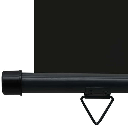 sidemarkise til altan 85x250 cm sort