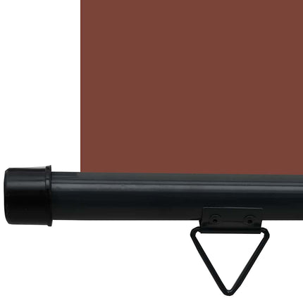 sidemarkise til altan 85x250 cm brun