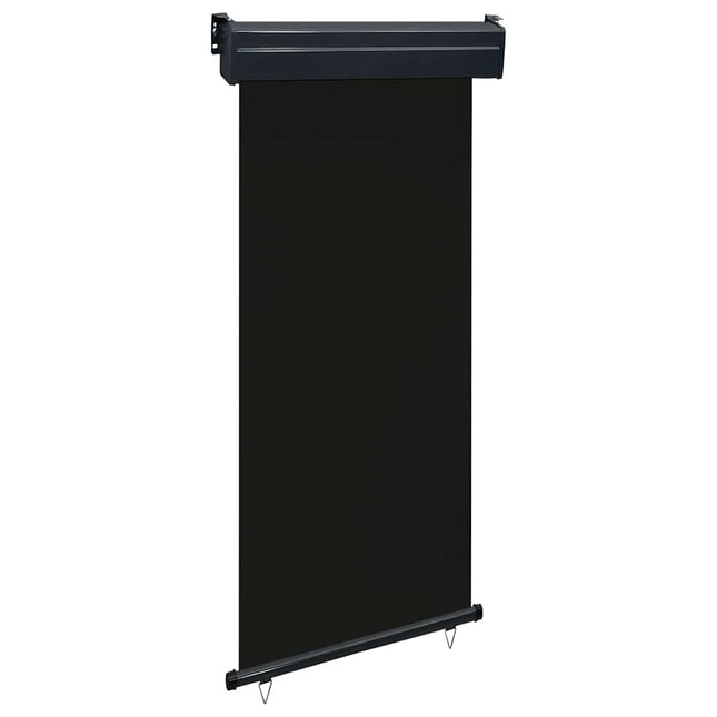 sidemarkise til altan 105x250 cm sort