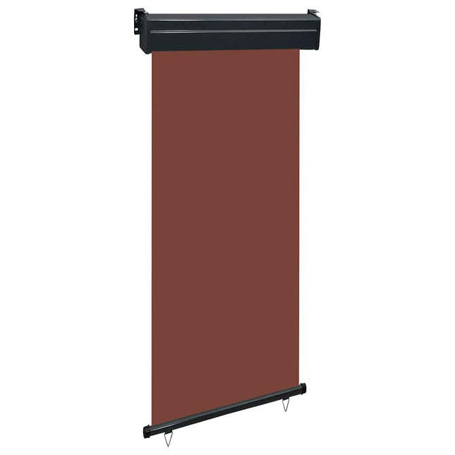 sidemarkise til altan 105x250 cm brun
