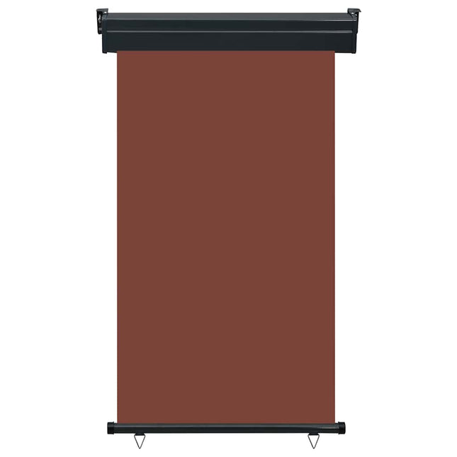 sidemarkise til altan 105x250 cm brun